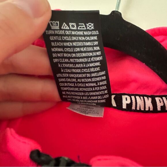 PINK Victoria’s Secret Pink Half Zip Pullover - Picture 5 of 6
